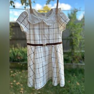 Equestrian Collard Janie and Jack Like New Dress Sz 4 4T